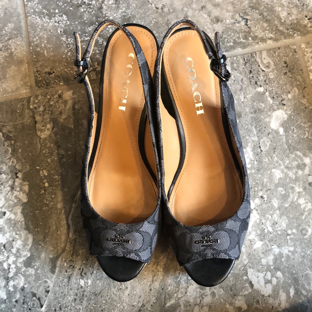 Coach platform sandals!